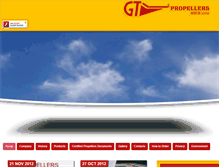 Tablet Screenshot of gt-propellers.com